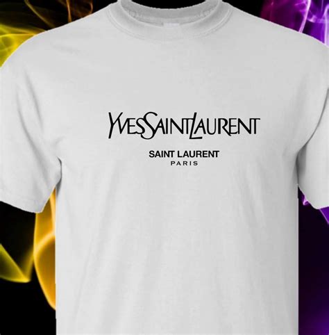 Yves Saint Laurent T shirt XS Cotton BLK Dinosaur 